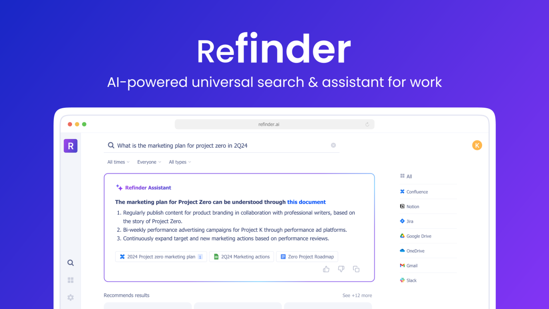 AI-powered universal search and assistant for work - AItrendytools